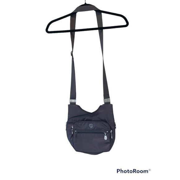 NWOT BG by Baggallini Charlotte Women's Gray Adjustable Cross-Over Crossbody Bag - Picture 2 of 6
